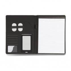 CARTELLA PORTABLOCCO IN NYLON E PU