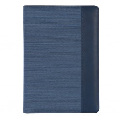 CARTELLA PORTABLOCCO IN NYLON E PU Blu