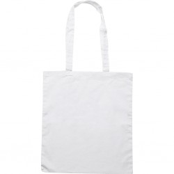 BORSA SHOPPING IN COTONE CANVAS (250 Bianco