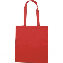 BORSA SHOPPING IN COTONE CANVAS (250 Rosso