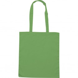 BORSA SHOPPING IN COTONE CANVAS (250 Verde Acido