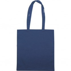 BORSA SHOPPING IN COTONE (105 Blu navy