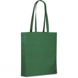 BORSA SHOPPING IN COTONE (105 Verde inglese