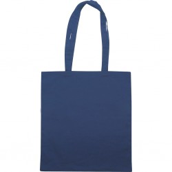 BORSA SHOPPING IN COTONE (100 Blu navy