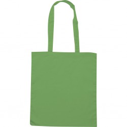 BORSA SHOPPING IN COTONE (100 Verde Acido