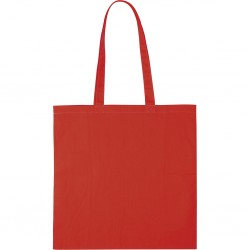BORSA SHOPPING IN COTONE (140 Rosso