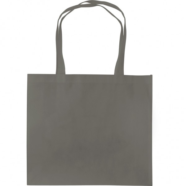 BORSA SHOPPER CON SOFFIETTO IN TNT (80 GR (grigio)