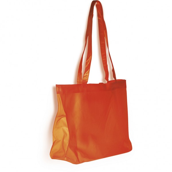 * BORSA MARE IN PVC (SPESSORE 0,35 MM) Trasparente/Arancio