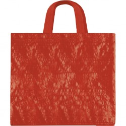 BORSA SHOPPING IN PP LAMINATO (120 Rosso