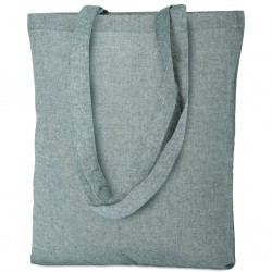 BORSA SHOPPING IN COTONE RICICLATO 100% (150 Verde