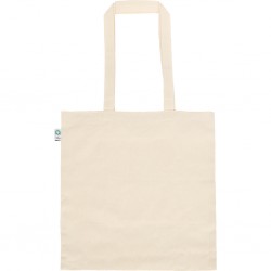 BORSA SHOPPING COLORE NATURAL IN COTONE ORGANICO 100% (140