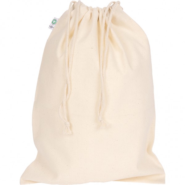 SACCHETTO COLORE NATURAL IN COTONE ORGANICO 100% (150