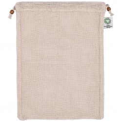 SACCHETTO CON RETE IN COTONE ORGANICO (300