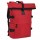 ampio scomparto principale con chiusura a zip e con fibbia in metallo, con tasche interne aperte, tasca frontale con chiusura a zip, due tasche laterali aperte, tasca posteriore imbottita per portatile con chiusura a zip, schienale e spallacci imbottiti. Fibbie di regolazione in metallo