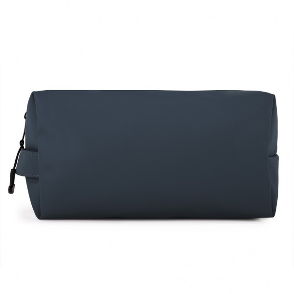 internamente foderato in poliestere, scomparto principale con chiusura a zip, con maniglia NY (blu navy)