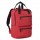 ampio scomparto principale con chiusura a zip, con scomparto imbottito interno per portatile, due tasche frontali con chiusura a zip e due tasche laterali aperte. Schienale e spallacci imbottiti