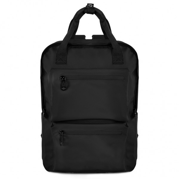 ampio scomparto principale con chiusura a zip, con scomparto imbottito interno per portatile, due tasche frontali con chiusura a zip e due tasche laterali aperte. Schienale e spallacci imbottiti N (nero) ampio scomparto principale con chiusura a zip, con scomparto imbottito interno per portatile, due tasche frontali con chiusura a zip e due tasche laterali aperte. Schienale e spallacci imbottiti N (nero)