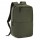 realizzato in poliestere di alta qualità, scomparto principale con chiusura a zip e con scomparto interno imbottito per portatile, due tasche frontali con chiusura a zip. Schienale imbottito con materiale traspirante con cinta per consentire l
