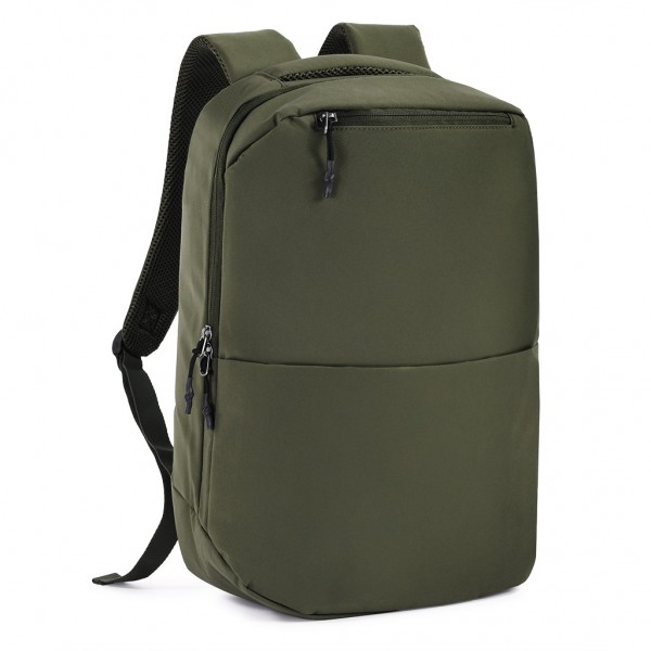 realizzato in poliestere di alta qualità, scomparto principale con chiusura a zip e con scomparto interno imbottito per portatile, due tasche frontali con chiusura a zip. Schienale imbottito con materiale traspirante con cinta per consentire l realizzato in poliestere di alta qualità, scomparto principale con chiusura a zip e con scomparto interno imbottito per portatile, due tasche frontali con chiusura a zip. Schienale imbottito con materiale traspirante con cinta per consentire l