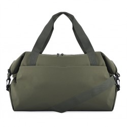 realizzata in poliestere di alta qualità, scomparto principale con tasca interna entrambi con chiusura a zip. Tasca frontale e tasca posteriore con chiusura a zip, con tracolla regolabile e staccabile OL (olivgrün)