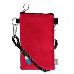 TRACOLLA PORTA SMARTPHONE IN RPET 600D R (rosso)
