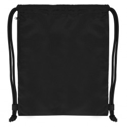 con cordoncini spessi, tasca laterale con chiusura a zip e con passanti agli angoli N (nero)