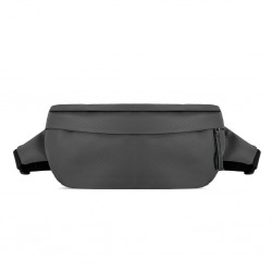 scomparto di grande capienza con chiusura a zip e cinghia regolabile GR (grigio)