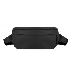 scomparto di grande capienza con chiusura a zip e cinghia regolabile N (nero)