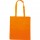 BORSA SHOPPER IN COTONE (130 A (arancione)