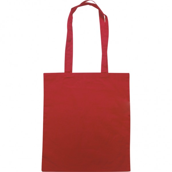 BORSA SHOPPER IN COTONE (130 BO (bordeaux)