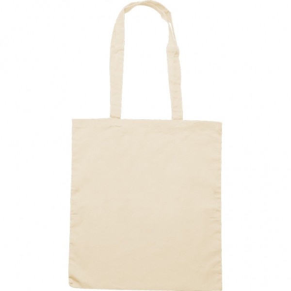 BORSA SHOPPER COLORE NATURAL IN COTONE (130