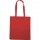 BORSA SHOPPER IN COTONE (130 R (rosso)