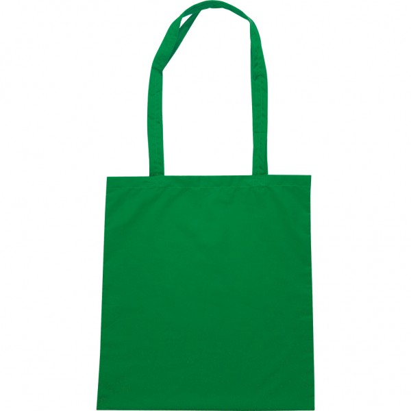 BORSA SHOPPER IN COTONE (130 V (verde)