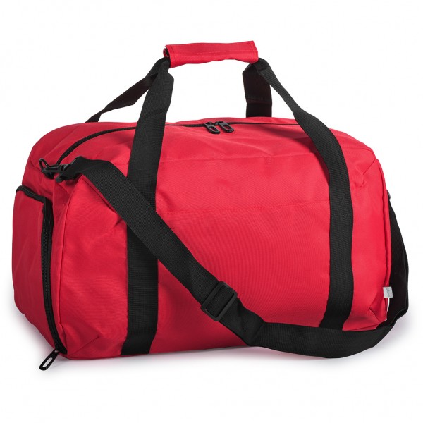 BORSA DA VIAGGIO IN RPET 300D R (rosso)