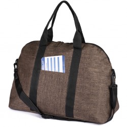 BORSA DA VIAGGIO MELANGE IN POLIESTERE 600D Marrone