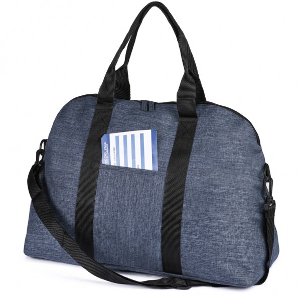 BORSA DA VIAGGIO MELANGE IN POLIESTERE 600D Blu navy