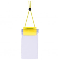 ASTUCCIO IMPERMEABILE TOUCH SCREEN IN PVC E POLIESTERE Giallo