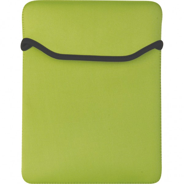 CUSTODIA PORTA IPAD IN NEOPRENE Verde Acido
