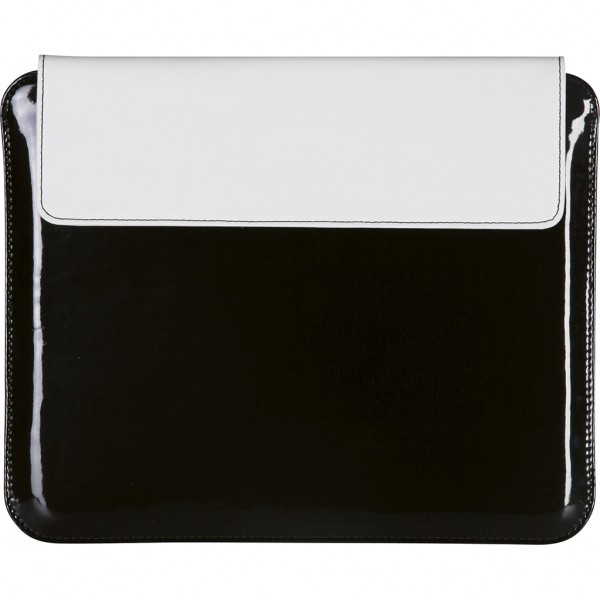 CUSTODIA PORTA IPAD 2 IN PU Bianco/Nero