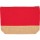 ASTUCCIO IN IUTA E COTONE CANVAS Rosso