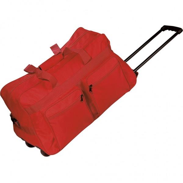 BORSA TROLLEY IN POLIESTERE 600D Rosso