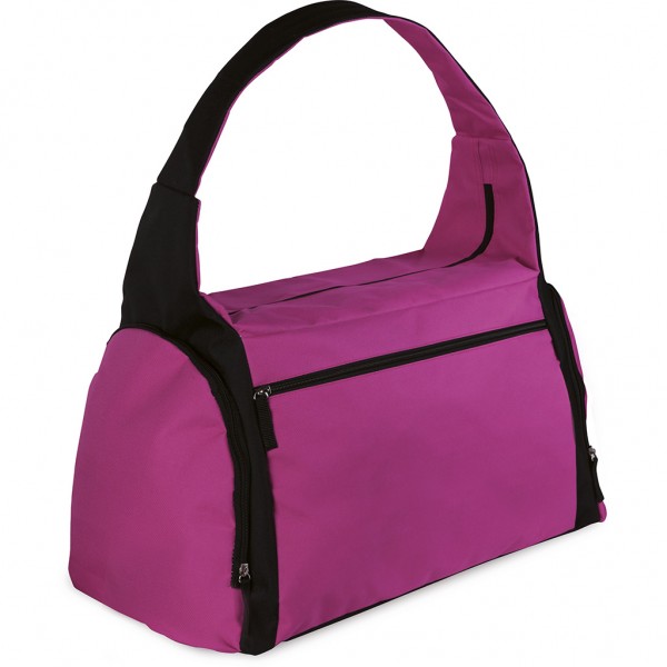 BORSA SPORTIVA CON TRACOLLA IN POLIESTERE 600D Fucsia