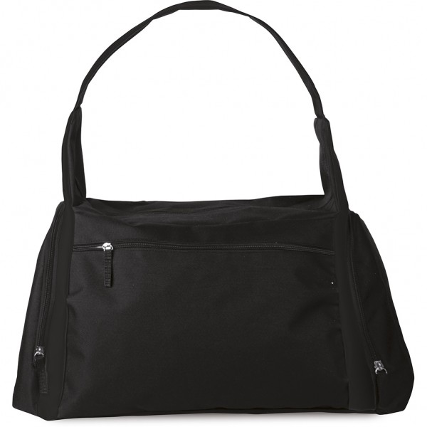 BORSA SPORTIVA CON TRACOLLA IN POLIESTERE 600D Nero