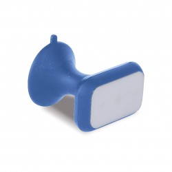 VENTOSA PER CELLULARE IN SILICONE E PLASTICA Blu