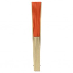 richiudibile, in bambù e carta, lunghezza 21 cm A (arancione)