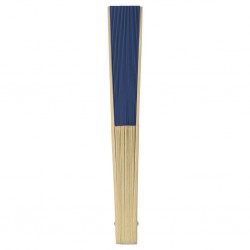 richiudibile, in bambù e carta, lunghezza 21 cm BL (blu royal)