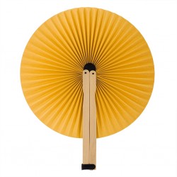 richiudibile in legno e carta, lunghezza 14,8 cm. e aperto di diametro 20 cm G (giallo)