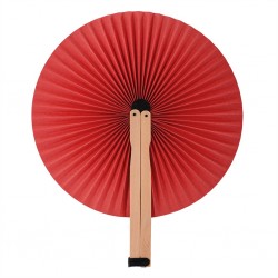 richiudibile in legno e carta, lunghezza 14,8 cm. e aperto di diametro 20 cm R (rosso)