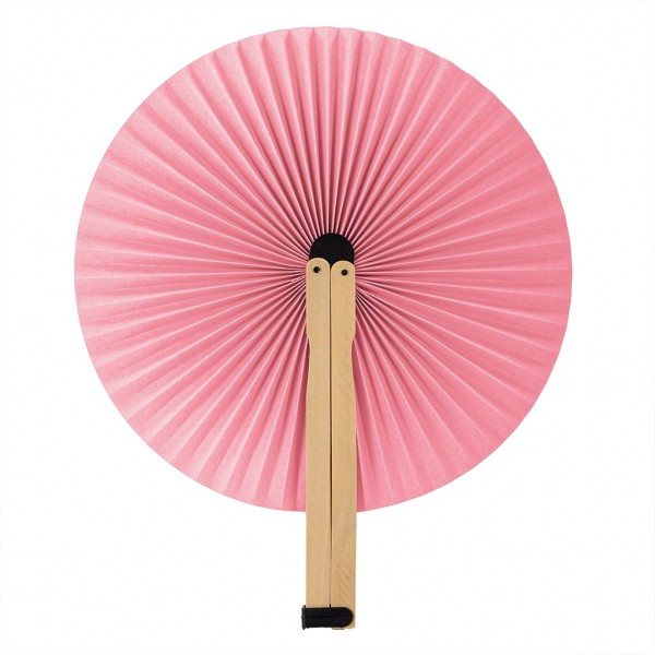 richiudibile in legno e carta, lunghezza 14,8 cm. e aperto di diametro 20 cm RS (rosa)