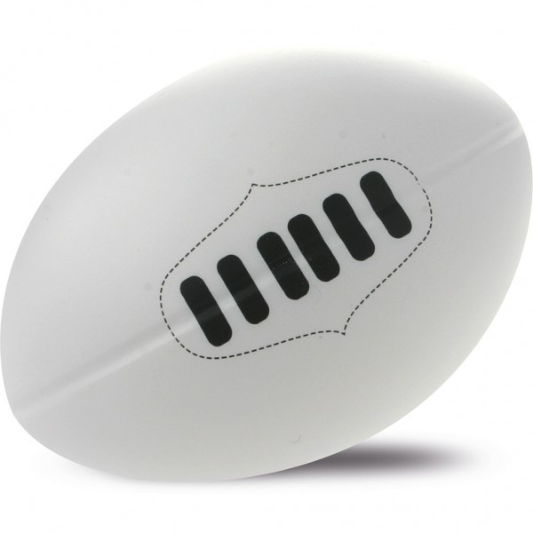 PALLINA DA RUGBY ANTISTRESS IN PU Bianco